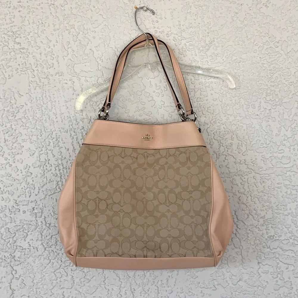 Coach signature satchel bag
